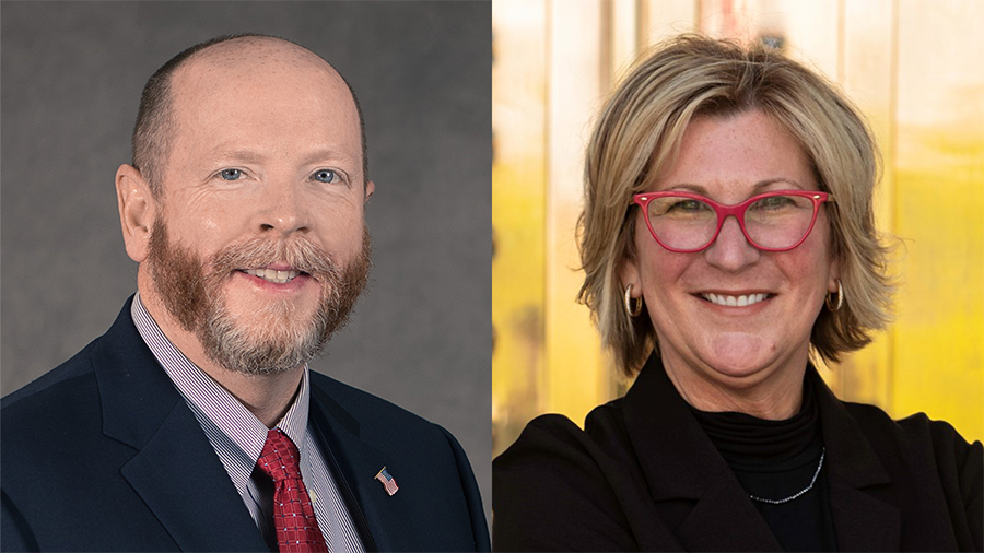 Rex Jones, left, and Mellie Bridewell&nbsp;