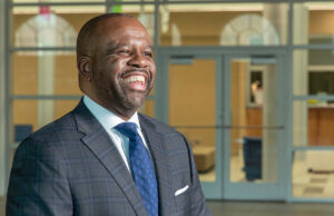 Darrin Williams, CEO of Southern Bancorp Inc., talks about urban branching and more at Little Rock’s 12th Street Station.