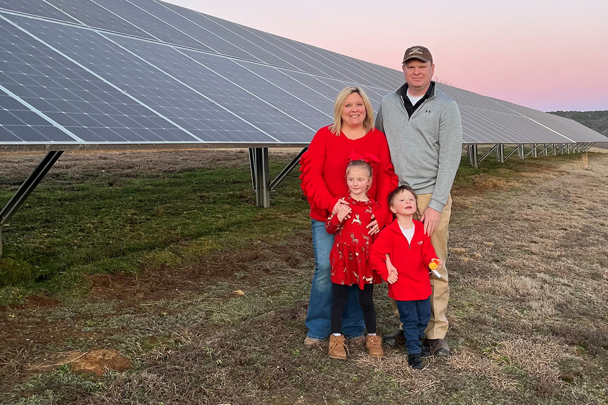 Solar Energy on the Farm of a Nuclear Family