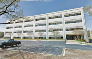 Former USAble office building at 515 Pershing Blvd. in North Little Rock.