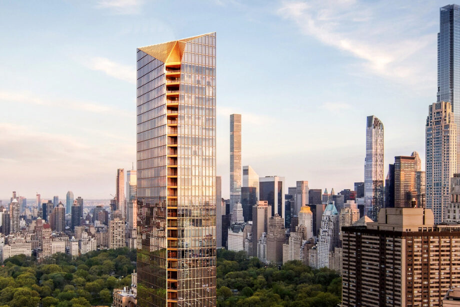 Rendering for 50 West 66th Street in New York. Construction is backed in large part by an $800 million loan from Bank OZK.