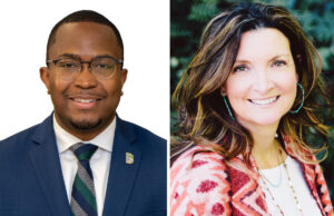 UA-Pulaski Technical College board members Raymond Omar Long and Heather Nelson