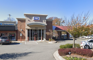 A Google Street View image of a Malvern National Bank branch at 1818 N. Taylor St. in Little Rock