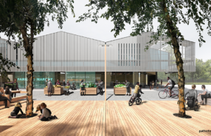 A rendering of the Market Center of the Ozarks, a $31 million food hub planned for Springdale.