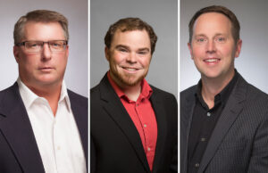 James Bakanovic, James Meyer and Brandon Ruhl of Taggart Architects in North Little Rock.