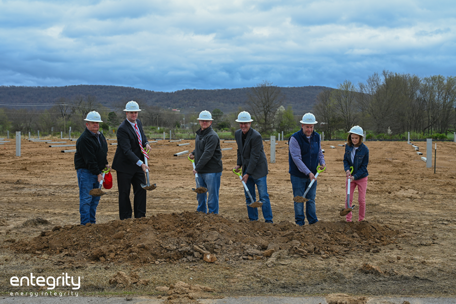 From left: Farmington Mayor Ernie Penn, school district Superintendent Jon Laffoon, school board President Travis Warren and school board members Mark Vaughn, Josh Petree and Lori Blew.