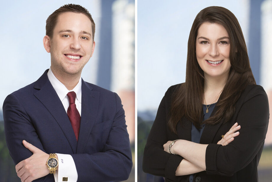 Zach Parker and Kelly Plopper of Ghidotti in Little Rock.