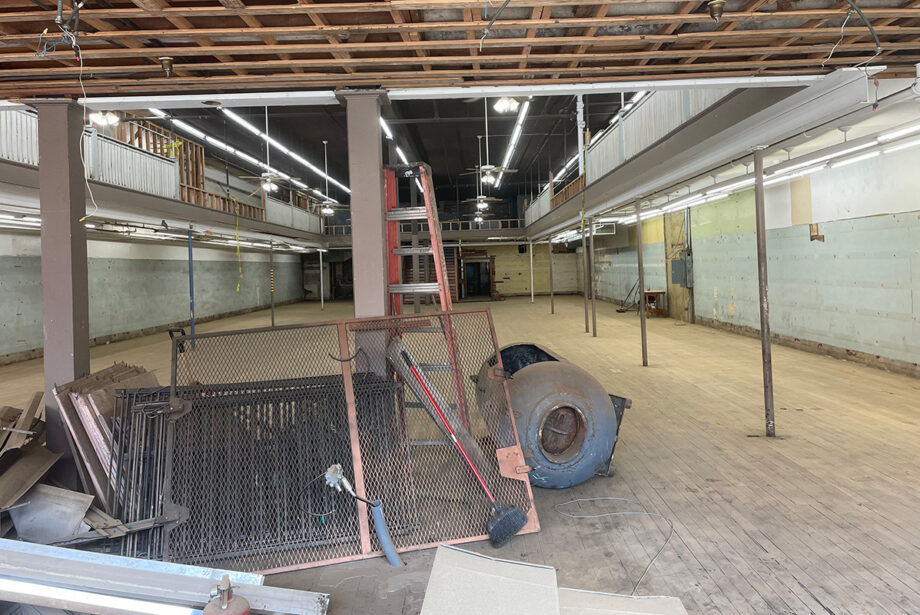 The former RAO Video on Main Street in Little Rock is being renovated.