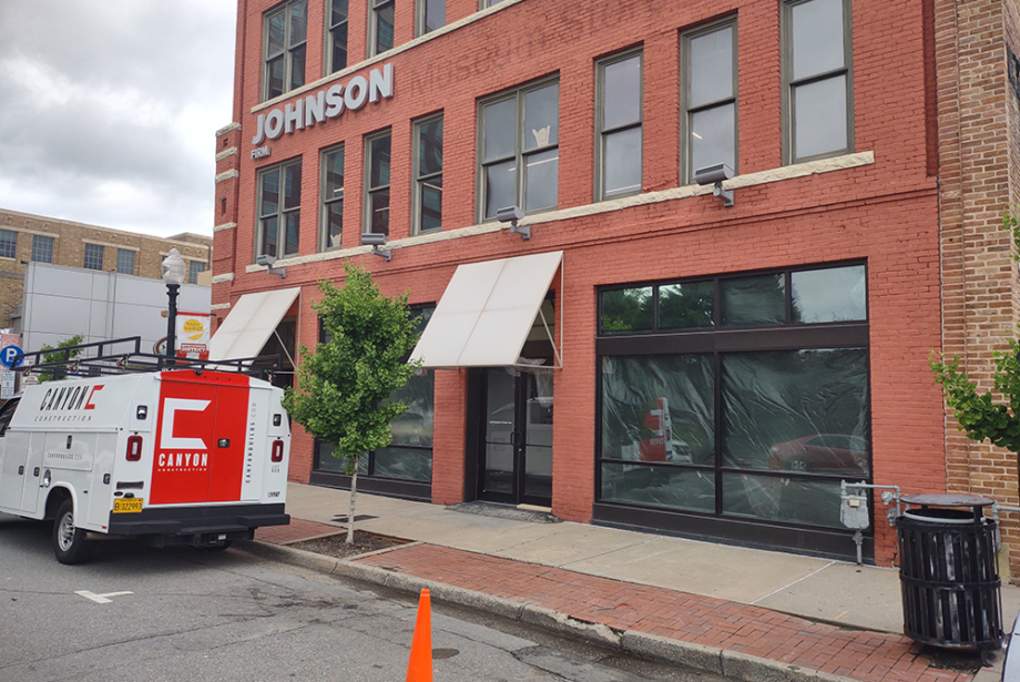 The building at 610 President Clinton Ave. in downtown Little Rock, where a coworking space featuring the second location of Fidel & Co. Coffee Roasters plans to open.