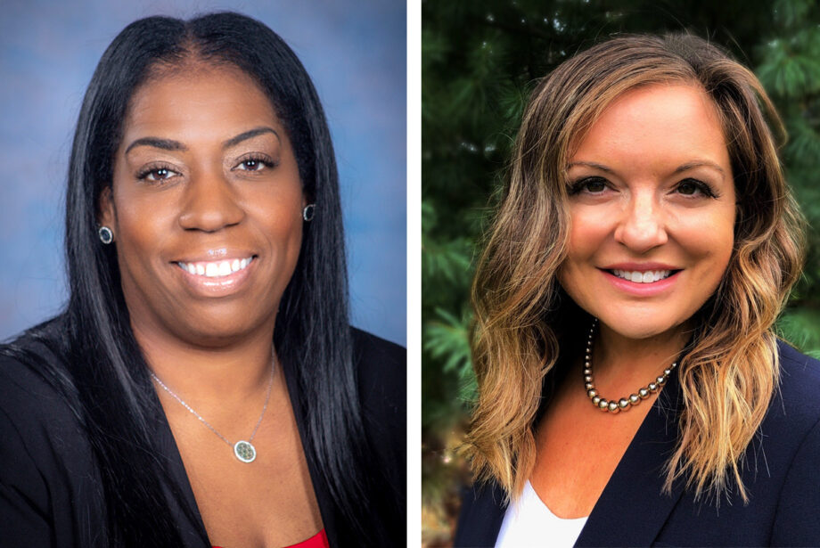 Delena Hicks and Anjenette Fenske  of Arkansas Blue Cross & Blue Shield.