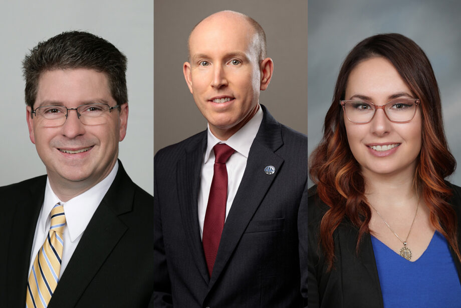 Dwayne Dickey (from left),&nbsp;Dwight Ford and&nbsp;Jennifer Wyatt
