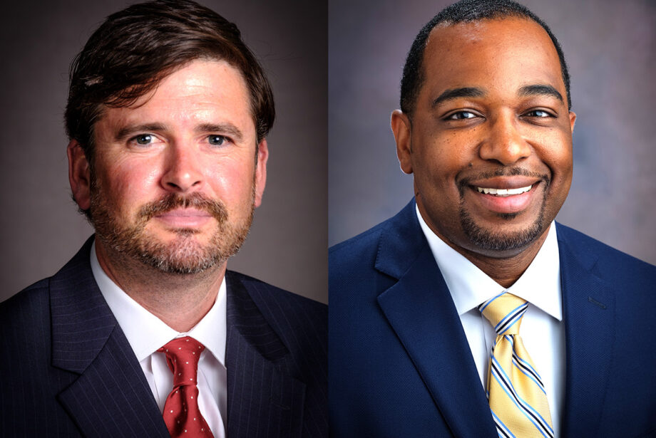 Michael Considine (left) and Ventrell Thompson