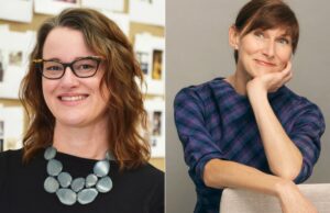 Theresa Bembnister and&nbsp;Catherine Walworth&nbsp;with the Arkansas Museum of Fine Arts of Little Rock