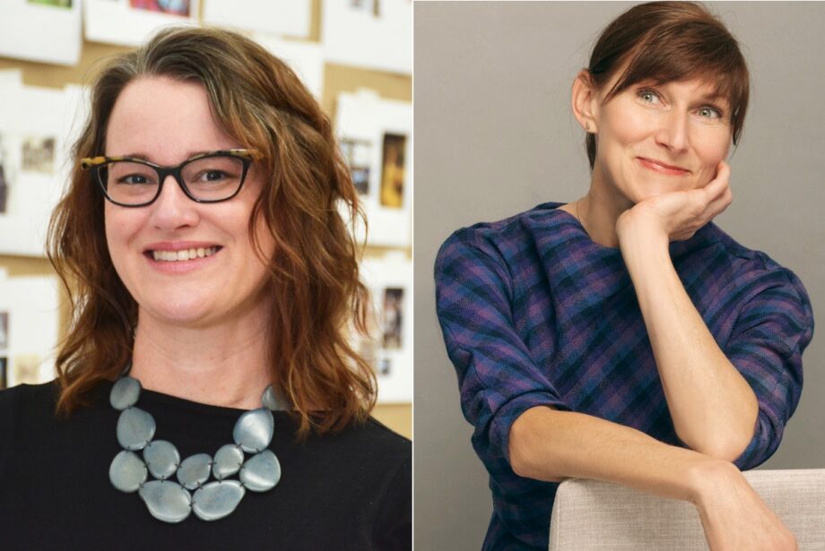 Theresa Bembnister and&nbsp;Catherine Walworth&nbsp;with the Arkansas Museum of Fine Arts of Little Rock