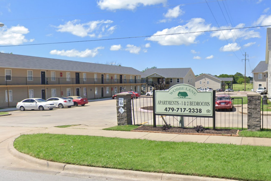 A Google Street View image of Wobbe Lane Apartments in Springdale&nbsp;