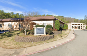 A Google Street View image of Cottage Lane Health & Rehab at 800 Brookside Dr. in Little Rock
