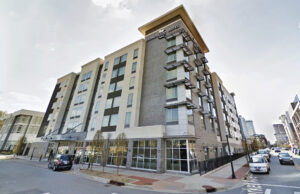 A Google Street View image of the Homewood Suites at 400 River Market Ave. in downtown Little Rock