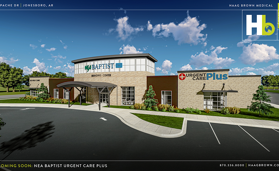 A rendering of the NEA Baptist Urgent Care PLUS clinic&nbsp;