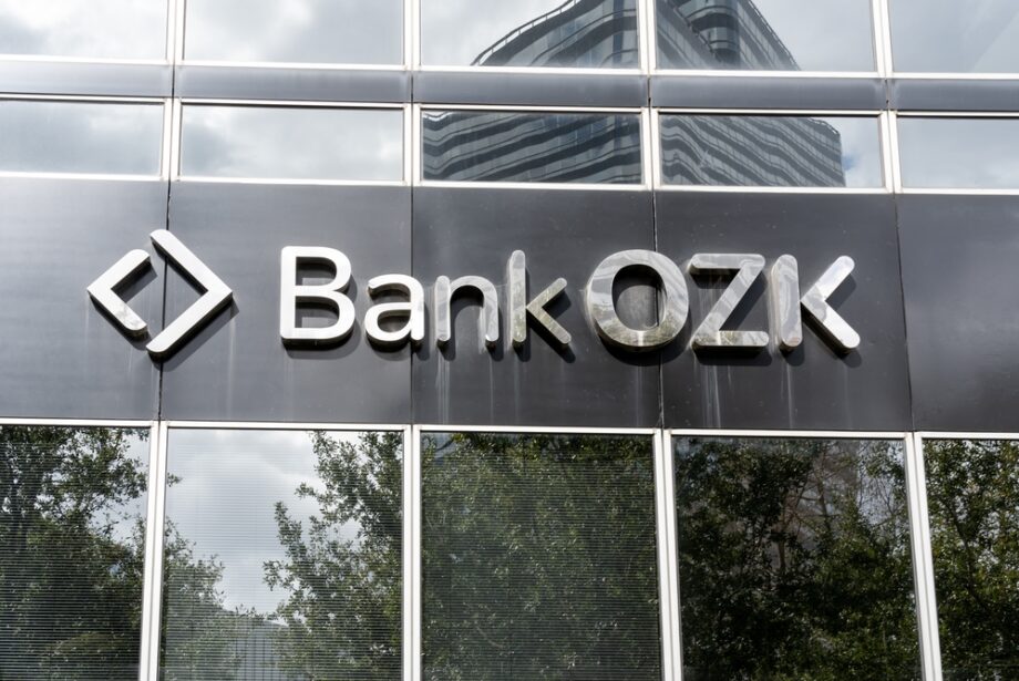 A Bank OZK branch in Houston, Texas