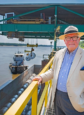 Clif Chitwood visits a Nucor Steel port on the Mississippi River. He has led economic development in Mississippi County since 2001.