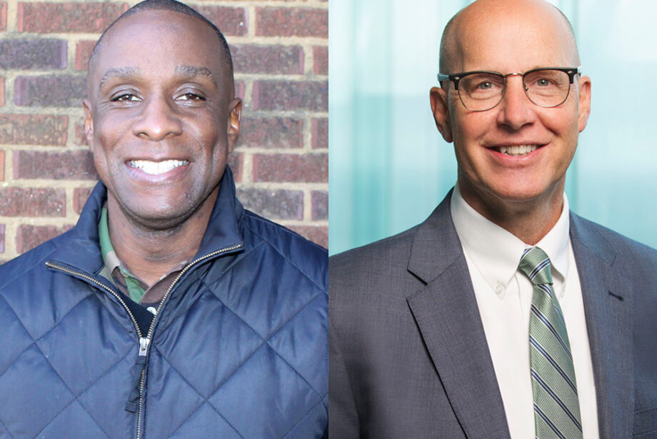 Former Arkansas lawmaker Eddie Armstrong and&nbsp;attorney for Responsible Growth Arkansas&nbsp;Steve Lancaster.