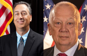 A.J. Gary (left) has been appointe to secretary of the Department of Public Safety and J.R. Hankins will be director of the Commission on Law Enforcement Standards and Training.