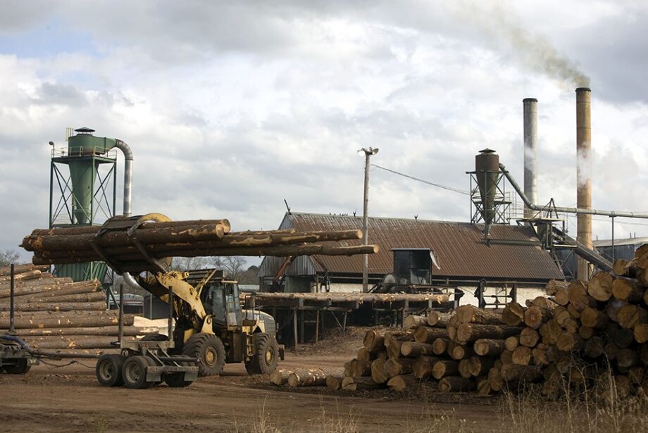 Anthony Timberlands' sawmill in Bearden.