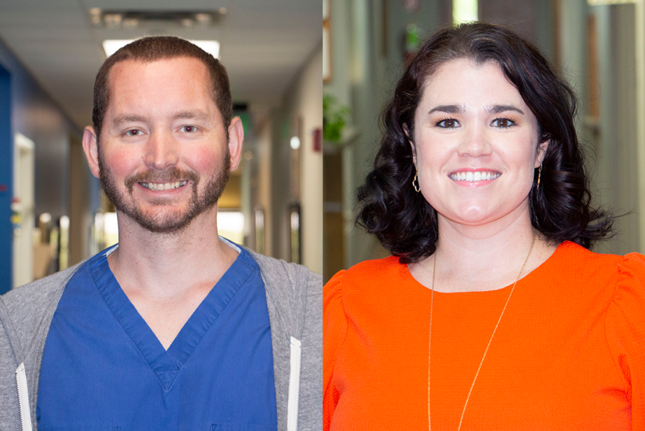 Richard Chastain (left), Laura Lester