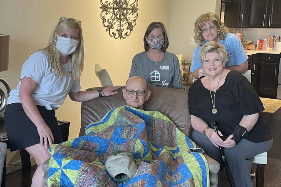 Rick Smith, myeloma and amyloidosis cancer patient, guest of Goodness Village for 100+ Days.