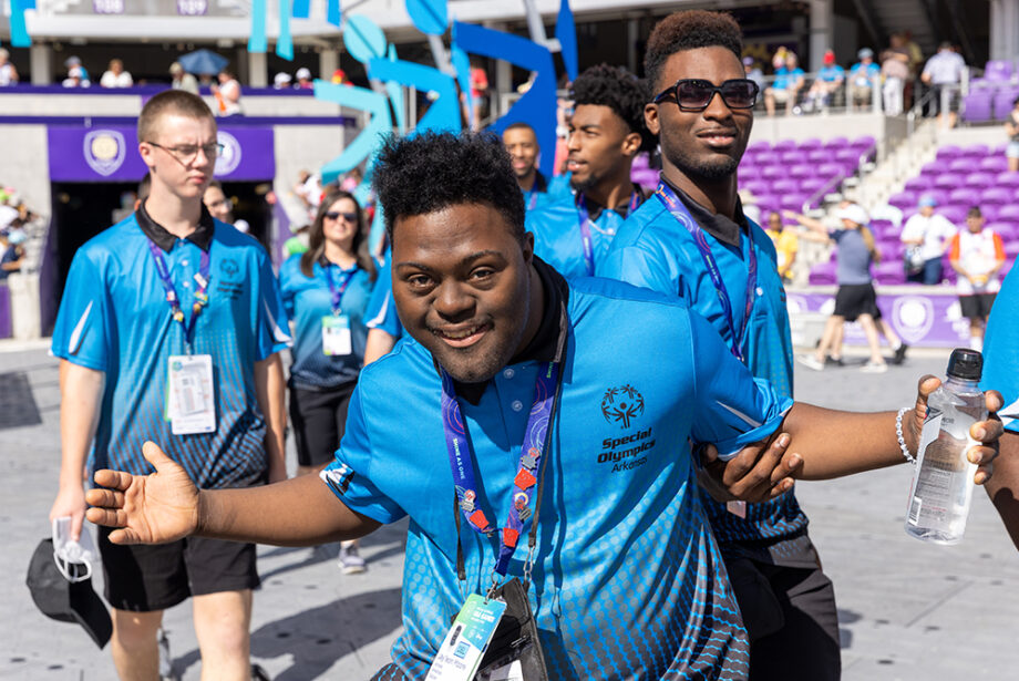 Jay&rsquo;Leon Moore launched his Legacy during Opening Ceremonies for the 2022 Special Olympics USA Games!