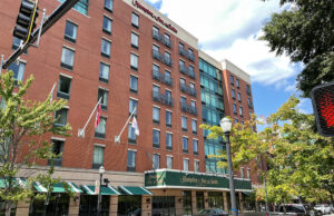 Hampton Inn & Suites at 320 River Market Ave. in downtown Little Rock.