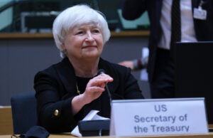 U.S. Treasury Secretary Janet Yellen at a meeting of Eurogroup Finance Ministers in Brussels, Belgium, in July 2021.