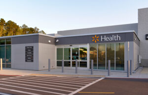 A Walmart Health clinic.