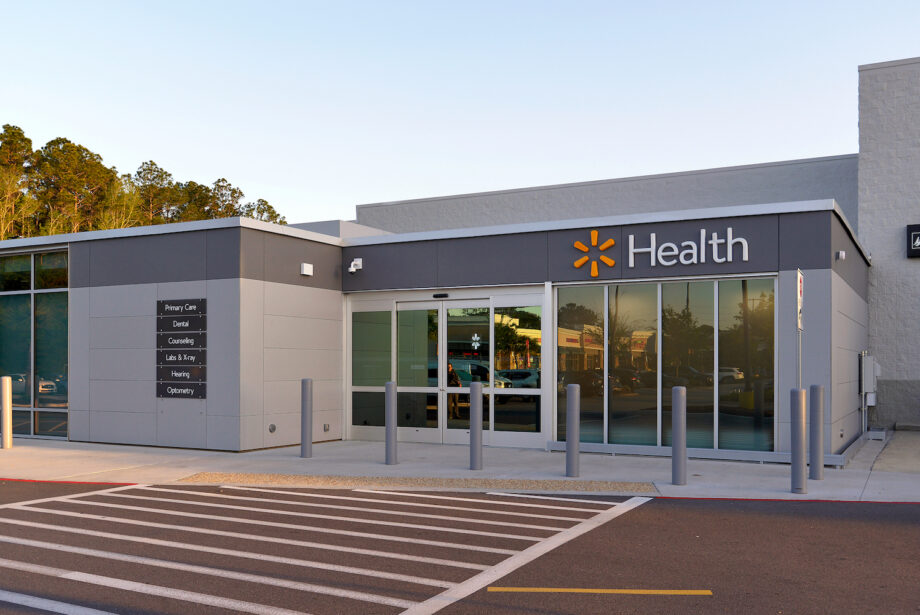 A Walmart Health clinic.