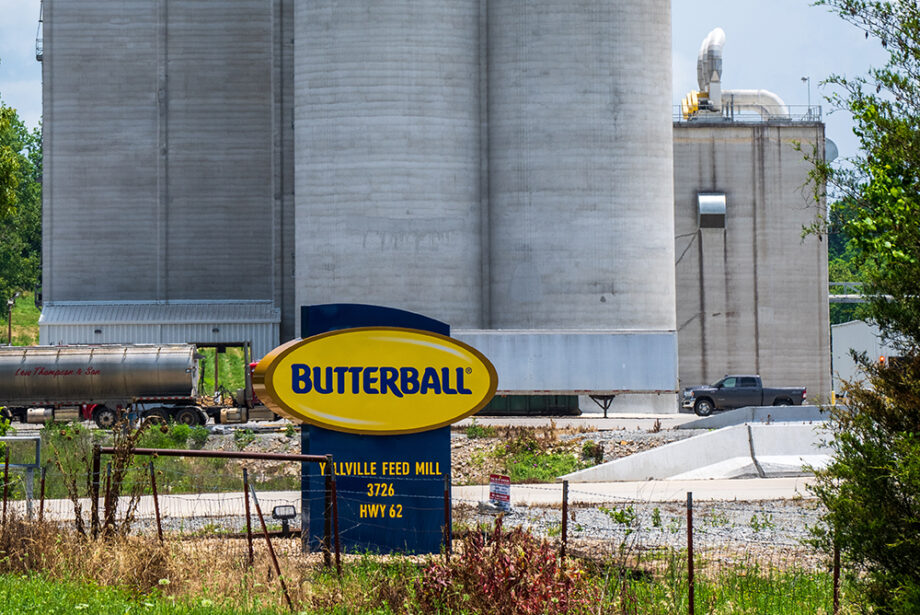 Butterball&rsquo;s $50 million feed mill in Yellville opened in 2020.