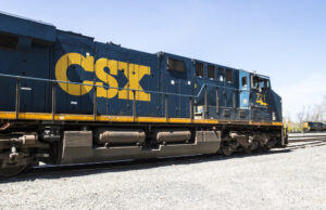 CSX railroad train