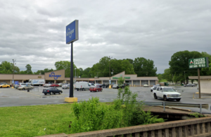 A Google Street View image of the retail center at 1100 E. Roosevelt Rd.