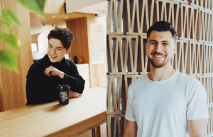 (From left) Morgan Eckroth and Elika Liftee