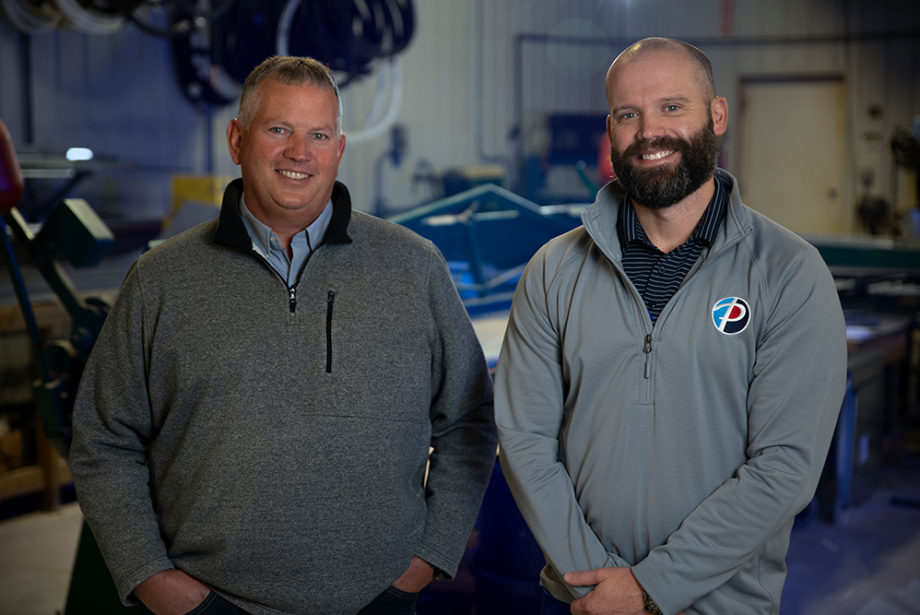 Lyerla Heating & Air President Kevin Brady, left, and Paschal Air Plumbing & Electric Co. owner and CEO Charley Boyce