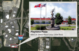 Playtime Pizza at 600 Col. Glenn Plaza Loop in Little Rock