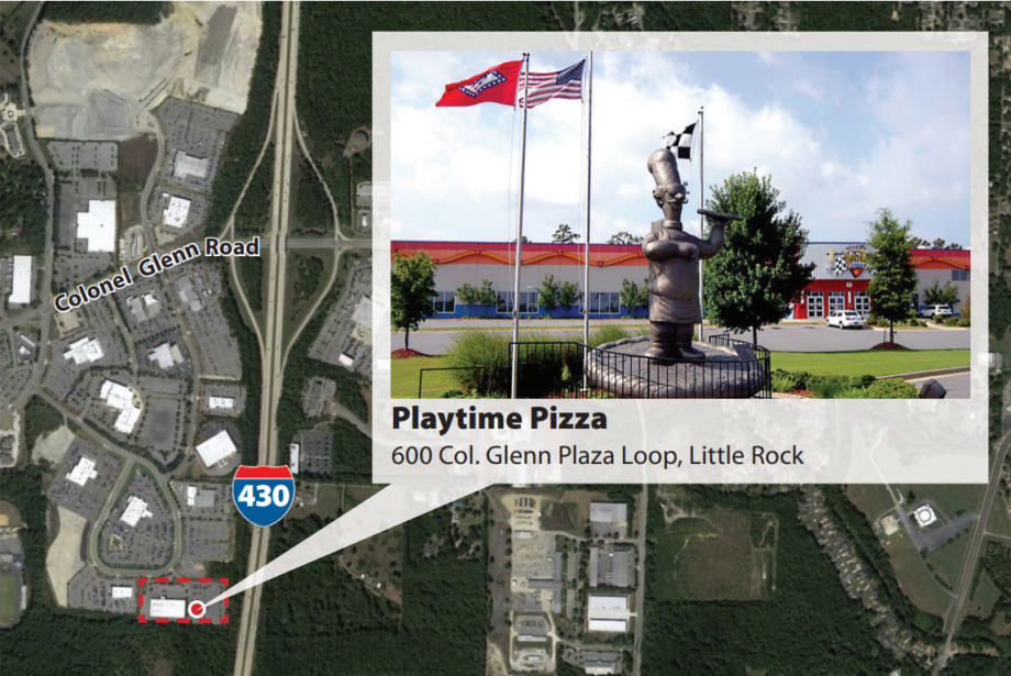 Playtime Pizza at 600 Col. Glenn Plaza Loop in Little Rock