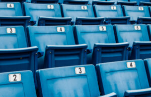 Sports stadium seats