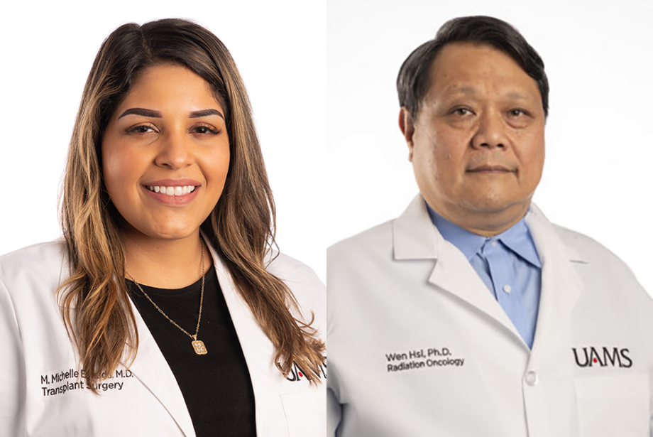 (From left) Martha Estrada and Wen Chien Hsi