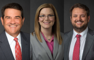 (From left) Kyle Heffley, Sevawn Holt and Chase Waters