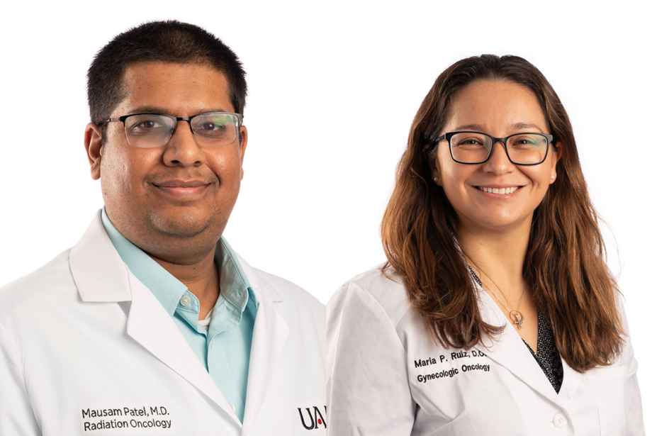 (From left) Mausam Patel and Maria Ruiz