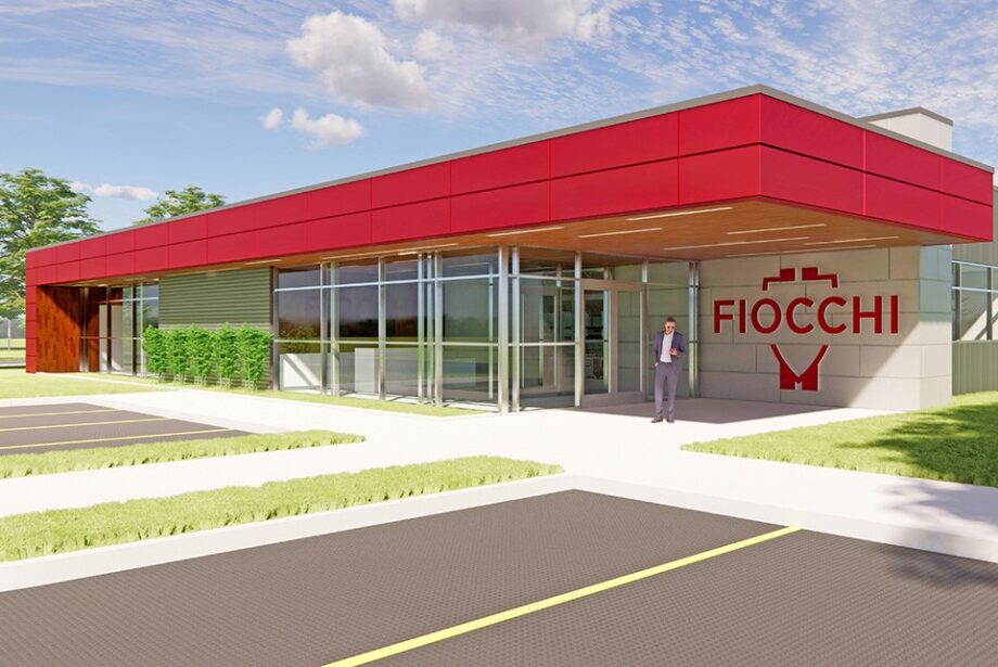 A rendering of the administration building on the future Fiocchi campus at the Little Rock Port Industrial Park.