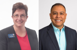 Joy Hapeman, left, and Alex Sanchez