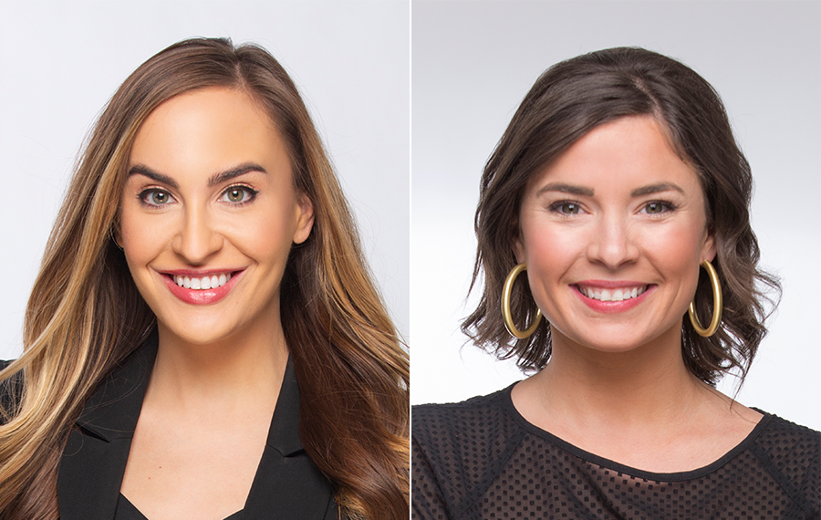 Katherine Vasilos, left, and Dalaney Thomas