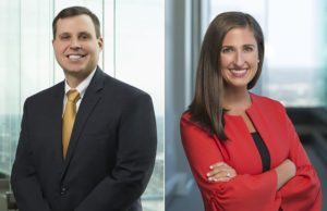 Nicholas Hornung, left, and Stephanie Pruitt Koehler