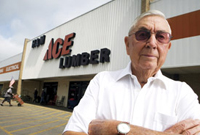 Walter Morris, chairman of H&M Lumber Co. of West Helena and a veteran of the 1945 Battle of Okinawa, is now fighting Morgan Keegan over $70,000 lost in one of the company?s funds.